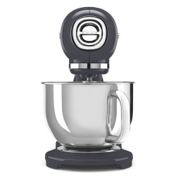 SMEG SMF03GREU Stand Mixer, 800 W, 4.8 L, 10 speeds, Soft-start function, Non-slip feet, Gray