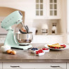 SMEG SMF03PGEU Stand Mixer, 800 W, 4.8 L, 10 speeds, Soft-start function, Non-slip feet, Pastel green