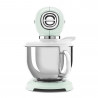 SMEG SMF03PGEU Stand Mixer, 800 W, 4.8 L, 10 speeds, Soft-start function, Non-slip feet, Pastel green