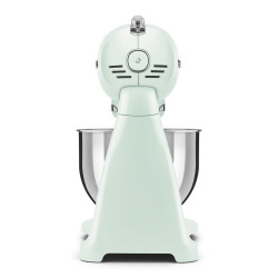 SMEG SMF03PGEU Stand Mixer, 800 W, 4.8 L, 10 speeds, Soft-start function, Non-slip feet, Pastel green