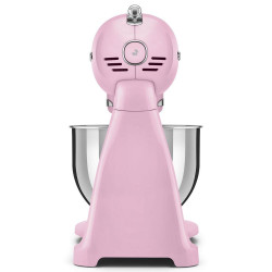 SMEG SMF03PKEU Stand Mixer, 800 W, 4.8 L, 10 speeds, Soft-start function, Non-slip feet, Pink