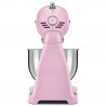Μίξερ SMEG SMF03PKEU, 800 W, 4,8 λίτρα, 10 ταχύτητες, Λειτουργία ομαλής εκκίνησης, Αντιολισθητικά πόδια, Ροζ
