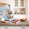 SMEG SMF03PBEU Stand Mixer, 800 W, 4.8 L, 10 speeds, Soft-start function, Non-slip feet, Pastel blue