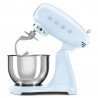 SMEG SMF03PBEU Stand Mixer, 800 W, 4.8 L, 10 speeds, Soft-start function, Non-slip feet, Pastel blue