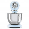 Планетарен миксер SMEG SMF03PBEU, 800 W, 4.8 л, 10 скорости, Функция за плавен старт, Крачета против хлъзгане, Пастелно син
