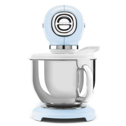Mixer planetar SMEG SMF03PBEU, 800 W, 4,8 l, 10 viteze, Functie de pornire treptata, Albastru pastel