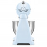 SMEG SMF03PBEU állványos keverőgép, 800 W, 4,8 l, 10 sebességfokozat, fokozatmentes indítás funkció, csúszásgátló lábak, pasztellkék