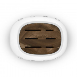 Σετ μαχαιριών με βάση SMEG KBSF02WH, 7 τεμάχια, Λαβές από ξύλο ακακίας, Γερμανικός ανοξείδωτος χάλυβας, Λευκό