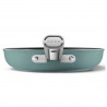 Tigaie SMEG FPF2002EGM, 1,5 l, Ø20 cm, Acoperire ceramica antiaderenta, Pana la 250°C, Fara PFAS, Inductie, Verde smarald