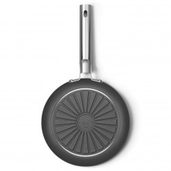 Tigaie SMEG FPF2002BLM, 1,5 l, Ø20 cm, Acoperire ceramica antiaderenta, Pana la 250°C, Fara PFAS, Inductie, Negru