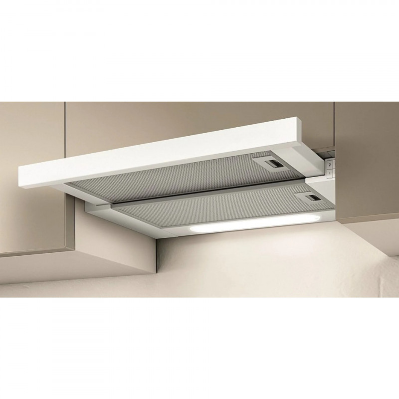 Абсорбатор за вграждане Elica Elite 14 Lux WH 60, 121 W, 60 см, Клас D, 304 м3/ч, LED осветление, Бял