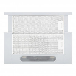 Hota de bucătărie încastrabilă Elica Elite 14 Lux GRVTWH 60, 121 W, 60 cm, Clasa D, 304 m³/h, iluminare LED, Gri/Alb