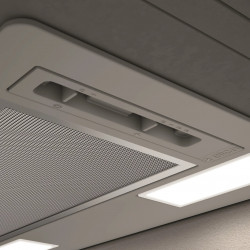 Hota de bucatarie incorporabila Elica Era GR 52, 81 W, 52 cm, Clasa C, 224 m³/h, Iluminare LED, Argintiu