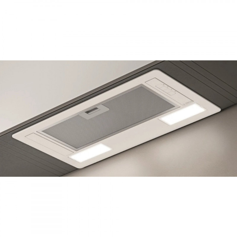 Hota de bucatarie incorporabila Elica Era C WH 52, 146 W, 52 cm, Clasa D, 368 m³/h, Iluminare LED, Alb