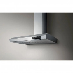 Elica Verve IX 60 Range Hood, 52 W, 60 cm, Class C, 205 m³/h, LED Lighting, Stainless Steel