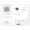 Hota Elica Verve IX 50, 52 W, 50 cm, Clasa C, 205 m³/h, Iluminare LED, Otel inoxidabil
