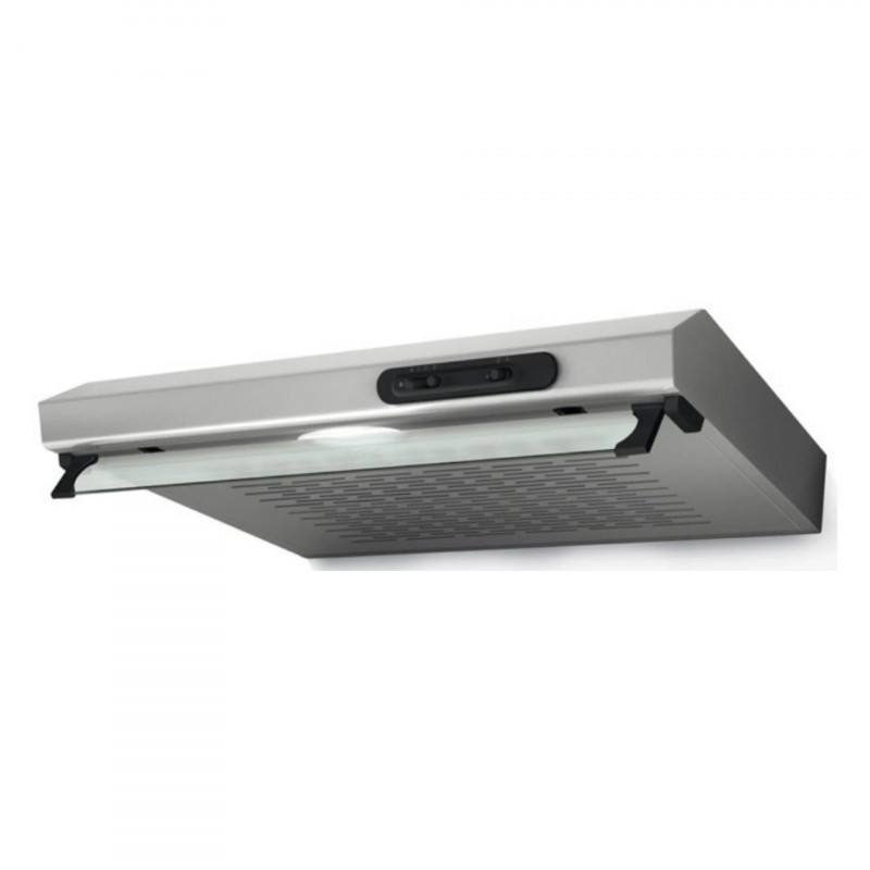 Elica Verve Lux IX 60 Range Hood, 52 W, 60 cm, Class C, 205 m³/h, LED lighting, Stainless Steel