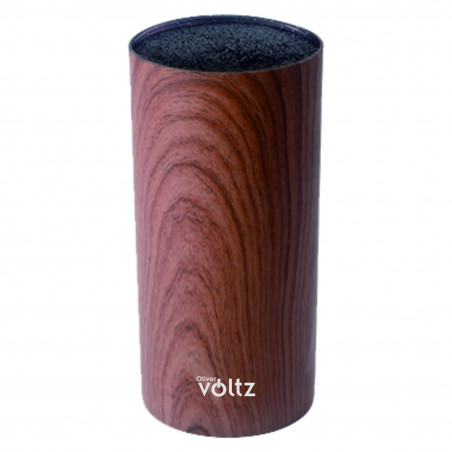 Oliver Voltz OV51645AW Knife Block, Cylinder, 11 x 22 cm, Wood