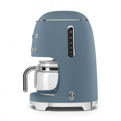 Cafetiera electrica Smeg DCF02SBMEU, 1050 W, 1,4 l,Cana de 1,25 l, Pana la 10 cesti, Sistem anti-fierbere, Albastru cenusiu