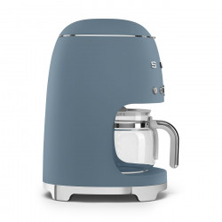 Smeg DCF02SBMEU kávéfőző, 1050 W, 1,4 l, 1,25 l-es kancsó, legfeljebb 10 csésze, túlforralásgátló rendszer, viharos kék