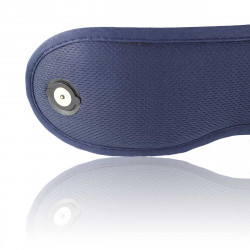 Aparat de masaj pentru ochi Medivon Horizon HYPNOS, 6 W, Mod de incalzire si racire, Vibratii, Reduce tensiunea musculară, Bluetooth, Albastru inchis