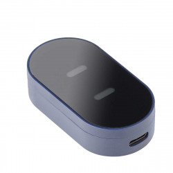 Aparat de masaj pentru ochi Medivon Horizon HYPNOS, 6 W, Mod de incalzire si racire, Vibratii, Reduce tensiunea musculară, Bluetooth, Albastru inchis