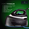 Just Perfecto JP-SGI2400 Steam Generator, 2400 W, 1.2 L, 5 bar, 120 g/min, Adjustable Temperature and Steam Control, Self-Cleaning, Black/Blue