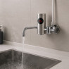 Θερμοσίφωνας Rosberg R57100J, 3300 W, 30-60 °C, Οθόνη, Επιτοίχια τοποθέτηση, IPX4, Ανοξείδωτο