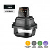 Just Perfecto JP-AF4GL Hot Air Fryer, 1500 W, 1.5/4 L, 8 Programs, 80–200 C, 360° Hot Air Circulation, Heat-Resistant Glass Construction, Black