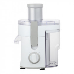 Storcator de fructe Oliver Voltz OV51160C, 400 W, 600 ml, 2 trepte, Recipient pentru resturi, Silentios, Alb