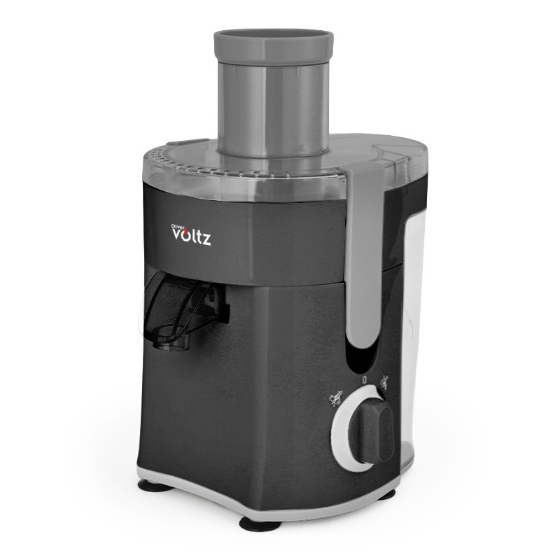 Сокоизстисквачка Oliver Voltz OV51160C, 400W, 600 мл, 2 степени, Голям отвор, Контейнер за отпадъци, Тиха, Черен