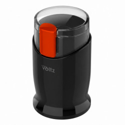 Oliver Voltz OV51172C kávédaráló, 150 W, 60 g, biztonsági rendszer, acél pengék, fekete