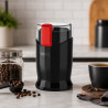 Oliver Voltz OV51172C kávédaráló, 150 W, 60 g, biztonsági rendszer, acél pengék, fekete