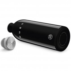 Smeg Urban WBF02BL palack, 1 l, légmentesen záródó, VRA nélkül, rozsdamentes acél, fekete