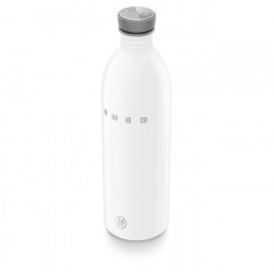 Бутилка Smeg Urban WBF02WH, 1 л, Херметично затваряне, Без ВРА, Неръждаема Стомана, Бял