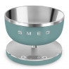 Smeg Collezione KSC01EGMWW Kitchen Scale, Up to 5 kg/5 L, TARE, LED Display, Non-Slip Base, Battery Life Up to 36 Hours, Emerald Green