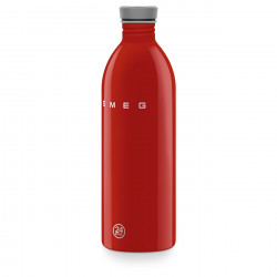 Sticlă Smeg Urban WBF02RD, 1 l, închidere ermetică, fără VRA, oțel inoxidabil, roșie