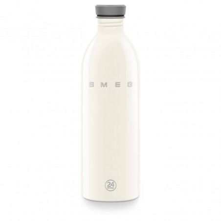 Smeg Urban WBF02CR palack, 1 l, légmentesen záródó, VRA nélkül, rozsdamentes acél, krém színű