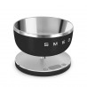 Smeg Collezione KSC01BLMWW Kitchen Scale, Up to 5 kg/5 L, TARE, LED Display, Non-Slip Base, Battery Life Up to 36 Hours, Matte Black