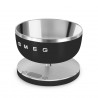 Smeg Collezione KSC01BLMWW Kitchen Scale, Up to 5 kg/5 L, TARE, LED Display, Non-Slip Base, Battery Life Up to 36 Hours, Matte Black