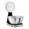 Кухненска везна Smeg KSF01BLWW, Аналогов и дигитален дисплей, До 5 кг/5 л, ТАРА, LED дисплей, Противоплъзгаща се основа, Автономия до 36 часа, Черен