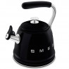 Smeg CKLW2001BL sípoló vízforraló, 2,3 l, indukciós, hőálló fogantyú, fekete