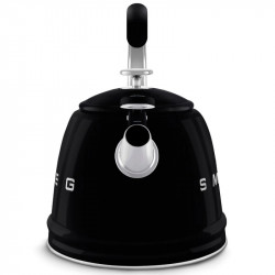 Ceainic cu fluier Smeg CKLW2001BL, 2,3 l, Inducție, Mâner care nu se încălzește, Negru