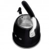 Smeg CKLW2001BL sípoló vízforraló, 2,3 l, indukciós, hőálló fogantyú, fekete