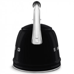 Ceainic cu fluier Smeg CKLW2001BL, 2,3 l, Inducție, Mâner care nu se încălzește, Negru