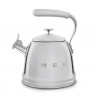 Smeg WKF01SS sípoló vízforraló, 2,3 l, indukciós, hőálló fogantyú, acél, ezüst színű