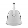 Свирещ чайник Smeg WKF01SS, 2.3 л,Индукция, Ненагряваща се дръжка, Стомана, Сребрист