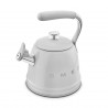 Smeg WKF01SS sípoló vízforraló, 2,3 l, indukciós, hőálló fogantyú, acél, ezüst színű