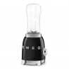 Smeg PBF01BLEU turmixgép, 300 W, 2×600 ml, 20 000–24 000 fordulat/perc, csúszásgátló talp, BPA-mentes, rozsdamentes acél, fekete