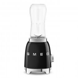 Smeg PBF01BLEU turmixgép, 300 W, 2×600 ml, 20 000–24 000 fordulat/perc, csúszásgátló talp, BPA-mentes, rozsdamentes acél, fekete